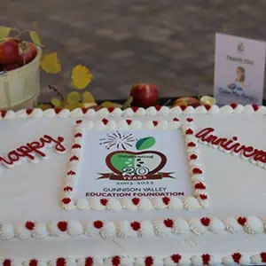 20th Anniversary Celebration Cake